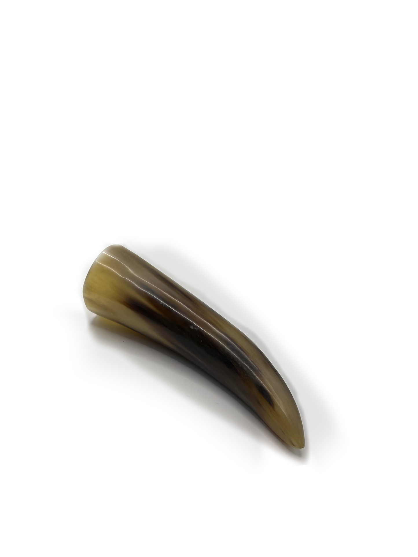 Mead Tasting Horn with Leather Belt Frog